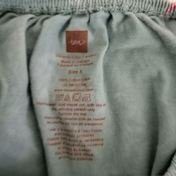 Tea Collection Blue Dress with Pink and Yellow Accents - Picture 3 of 5